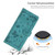 Samsung Galaxy A16 5G Secret Garden Butterfly Pattern Leather Phone Case - Green