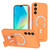 Samsung Galaxy A16 5G Skin Feel MagSafe Phone Case with Holder - Orange