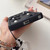 Samsung Galaxy A16 5G Soft Silicone 3D Bowknot Pearl Phone Case with Beaded Wrist Strap - Coffee