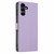 Samsung Galaxy A16 5G Tree Cat Embossed Flip Vegan Leather Phone Case - Purple