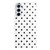 Samsung Galaxy A16 Small Dots Pattern Vegan Leather Phone Case - White