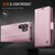 Samsung Galaxy S26 UItra AutSpace A11 Side Buckle MagSafe Magnetic RFID Phone Leather Case - Rose Gold