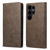 Samsung Galaxy S26 UItra Business Solid Color Magnetic RFID Leather Phone Case - Brown