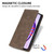 Samsung Galaxy S26 UItra Business Solid Color Magnetic RFID Leather Phone Case - Brown