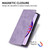 Samsung Galaxy S26 UItra Business Solid Color Magnetic RFID Leather Phone Case - Purple
