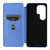 Samsung Galaxy S26 UItra Carbon Fiber Texture Flip Leather Phone Case - Blue
