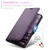 Samsung Galaxy S26 UItra CaseMe 023 Butterfly Buckle Litchi Texture RFID Anti-theft Leather Phone Case - Purple