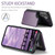 Samsung Galaxy S26 UItra CaseMe C22 Card Slots Holder RFID Anti-theft Phone Case - Purple