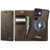 Samsung Galaxy S26 UItra CaseMe C49 Magnetic RFID Blocking Detachable Wallet Leather Phone Case - Coffee