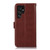 Samsung Galaxy S26 UItra Crazy Horse Top Layer Cowhide Leather Phone Case - Brown