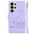 Samsung Galaxy S26 UItra Cute Cats RFID Leather Phone Case - Purple