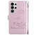 Samsung Galaxy S26 UItra Cute Cats RFID Leather Phone Case - Rose Gold