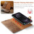Samsung Galaxy S26 UItra DG.MING Crazy Horse Texture Detachable Magnetic Leather Case - Brown