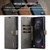 Samsung Galaxy S26 UItra DG.MING Crazy Horse Texture Detachable Magnetic Leather Case - Grey