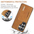 Samsung Galaxy S26 UItra DG.MING M2 Series 3-Fold Multi Card Bag + Magnetic Phone Case - Brown