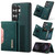 Samsung Galaxy S26 UItra DG.MING M2 Series 3-Fold Multi Card Bag + Magnetic Phone Case - Green