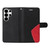 Samsung Galaxy S26 UItra Dual-color Splicing Flip Leather Phone Case - Black
