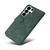Samsung Galaxy S26 UItra Dual-color Splicing Flip Leather Phone Case - Green