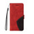 Samsung Galaxy S26 UItra Dual-color Splicing Flip Leather Phone Case - Red
