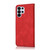 Samsung Galaxy S26 UItra Dual-color Stitching Leather Phone Case - Red Blue