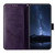 Samsung Galaxy S26 UItra Embossed Butterfly Leather Phone Case - Dark Purple