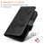 Samsung Galaxy S26 UItra Embossed Rose RFID Anti-theft Leather Phone Case - Black