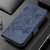 Samsung Galaxy S26 UItra Embossed Rose RFID Anti-theft Leather Phone Case - Dark Blue