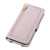 Samsung Galaxy S26 UItra ESEBLE E11 Colorful Litchi Pattern Zipper Wallet Leather Phone Case - Light Purple
