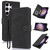 Samsung Galaxy S26 UItra Fantasy Skin-feel Calfskin Texture Leather Phone Case - Black