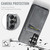 Samsung Galaxy S26 UItra Fierre Shann Cowhide Vertical Flip Magnetic Card Holder Phone Case - Grey