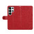 Samsung Galaxy S26 UItra Floral Embossed Pattern Leather Phone Case - Red