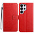Samsung Galaxy S26 UItra Flower Embossed Leather Phone Case - Red