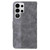 Samsung Galaxy S26 UItra Geometric Embossed Leather Phone Case - Grey