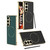 Samsung Galaxy S26 UItra GKK Electroplated Leather Magnetic Nickel Ring Phone Case - Green