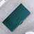 Samsung Galaxy S26 UItra Honeycomb Embossing RFID Leather Phone Case - Peacock Green
