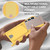 Samsung Galaxy S26 UItra Integrated Card Bag Solid Color Liquid Silicone Phone Case Gen2 with Short Lanyard - Yellow