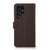 Samsung Galaxy S26 UItra KHAZNEH Side-Magnetic Litchi Genuine Leather RFID Phone Case - Brown