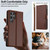 Samsung Galaxy S26 UItra LC.IMEEKE L2 Series Detachable Magsafe PU Phone Case with Lanyard - Brown
