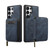 Samsung Galaxy S26 UItra LC.IMEEKE L6 Series Zipper Card Bag MagSafe Magnetic Phone Case - Blue