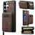 Samsung Galaxy S26 UItra LC.IMEEKE L6 Series Zipper Card Bag MagSafe Magnetic Phone Case - Coffee
