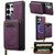 Samsung Galaxy S26 UItra LC.IMEEKE L6 Series Zipper Card Bag MagSafe Magnetic Phone Case - Purple