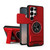 Samsung Galaxy S26 UItra Lens Sliding Window Multifunctional Magnetic Shockproof Phone Case - Red