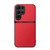 Samsung Galaxy S26 UItra Litchi Leather Magnetic Full Coverage Shockproof Phone Case - Red