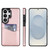 Samsung Galaxy S26 UItra Litchi Leather Skin Card Slots Phone Case - Rose Gold