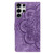 Samsung Galaxy S26 UItra Mandala Embossed Retro Frosted Leather Phone Case - Purple