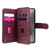 Samsung Galaxy S26 UItra Multi-Function Wallet 10 Card Slots Leather Phone Case - Claret