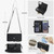 Samsung Galaxy S26 UItra Multifunctional Wallet Detachable Leather Phone Case with Lanyard - Black