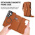 Samsung Galaxy S26 UItra Multifunctional Wallet Detachable Leather Phone Case with Lanyard - Brown