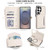 Samsung Galaxy S26 UItra Multifunctional Wallet Detachable Leather Phone Case with Lanyard - White