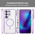 Samsung Galaxy S26 UItra PC Hybrid TPU Airbag Shockproof MagSafe Phone Case - Transparent Purple